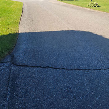 Road with Crack