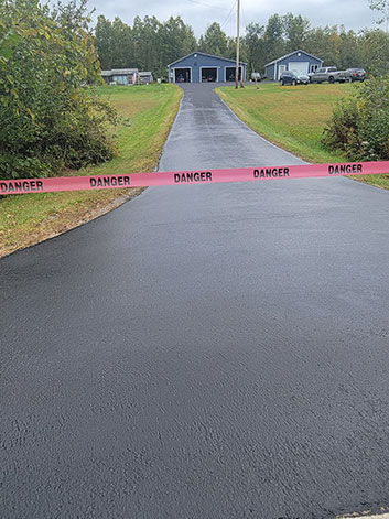 Sealcoating Road